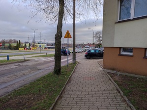 Oznakowanie przed przejściem dla pieszych