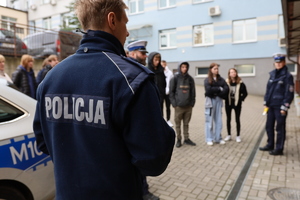 Spotkanie policjantów z licealistami